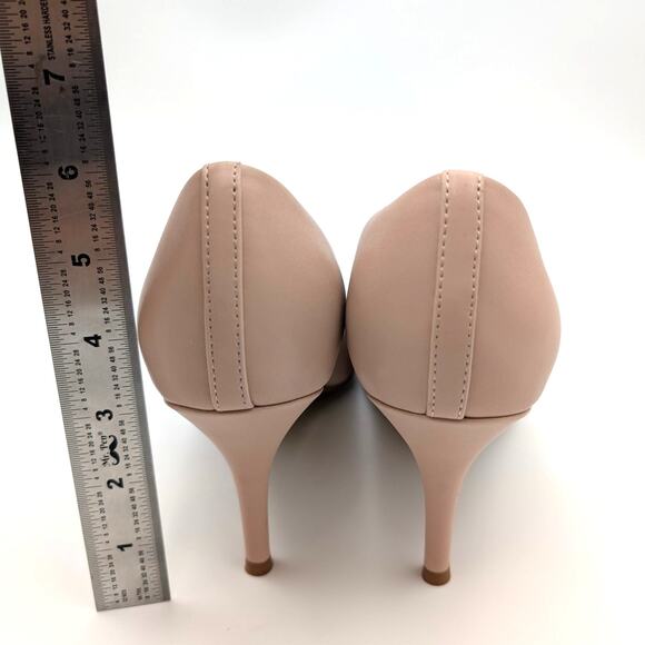 Linea Paolo Paris Pointed Toe Leather Pump Women's Blush Size US11M EU42 - Picture 4 of 10